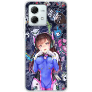 Чехол BoxFace Motorola G84 Overwatch D.VA