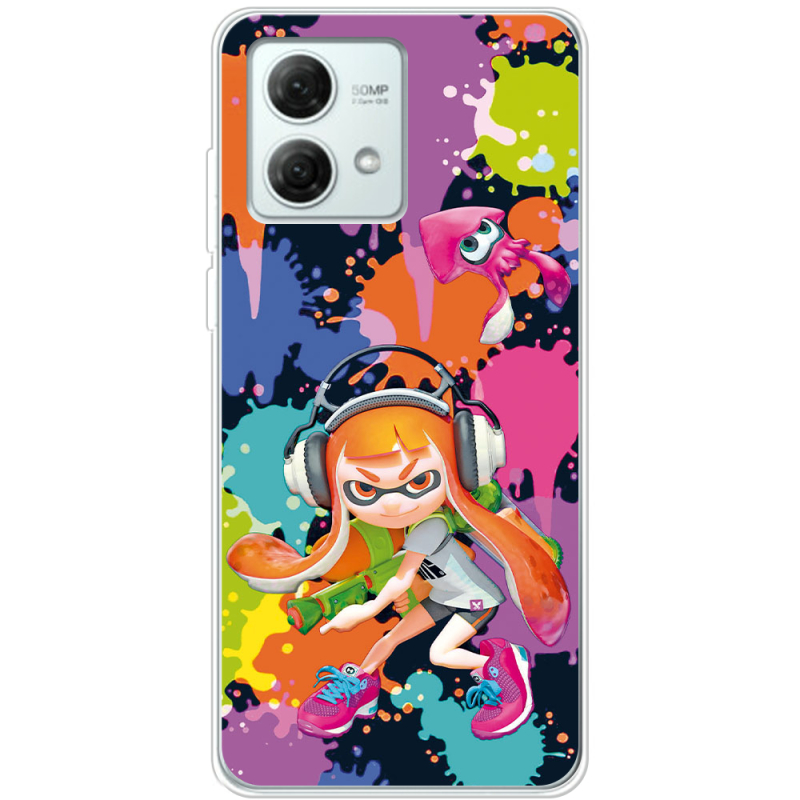 Чехол BoxFace Motorola G84 Splatoon Inklings