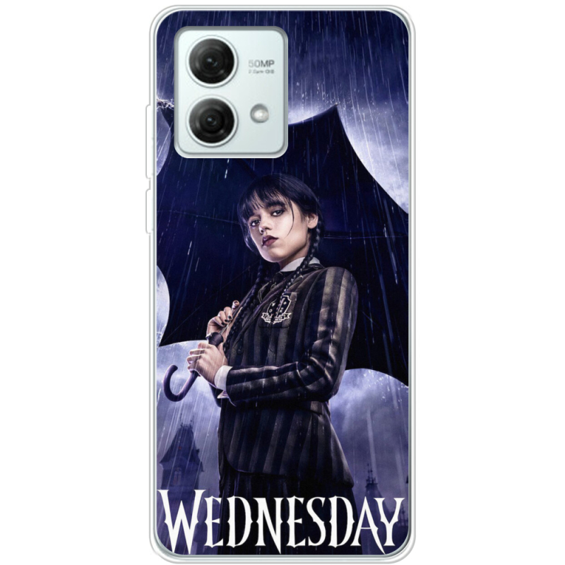 Чехол BoxFace Motorola G84 Wednesday Addams