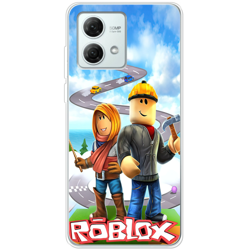 Чехол BoxFace Motorola G84 Roblox Білдерман