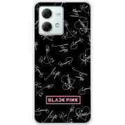 Чехол BoxFace Motorola G84 Blackpink автограф