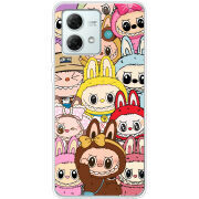 Чехол BoxFace Motorola G84 Labubu
