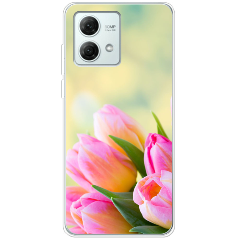 Чехол BoxFace Motorola G84 Bouquet of Tulips