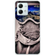 Чехол BoxFace Motorola G84 snowboarder