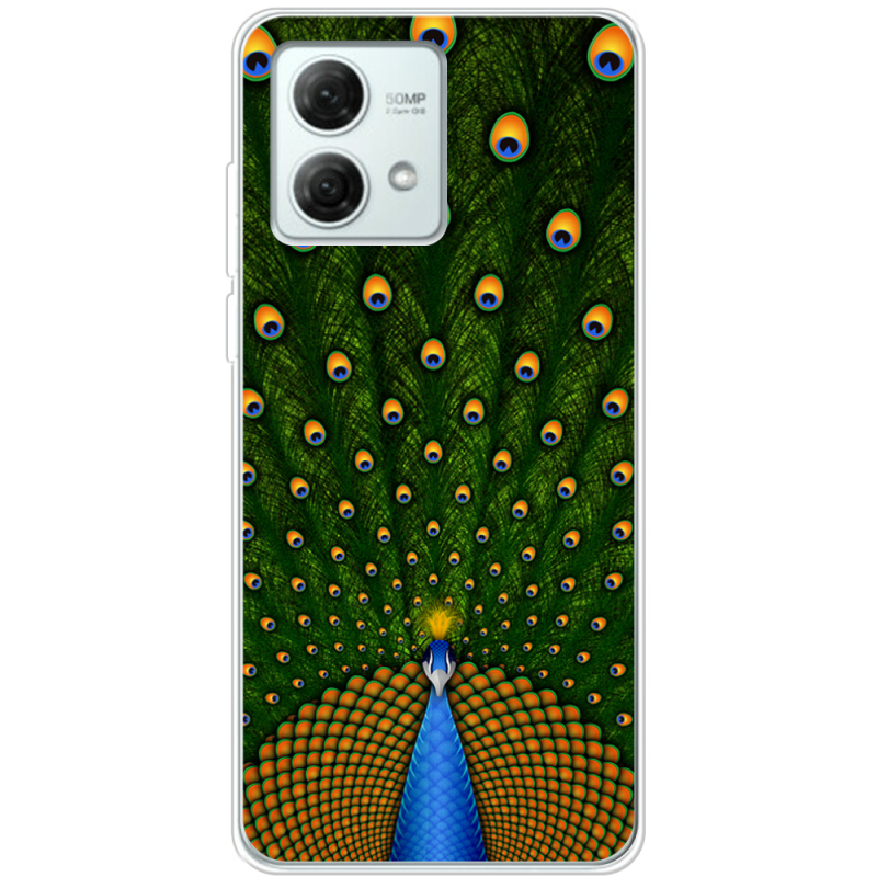 Чехол BoxFace Motorola G84 Peacocks Tail