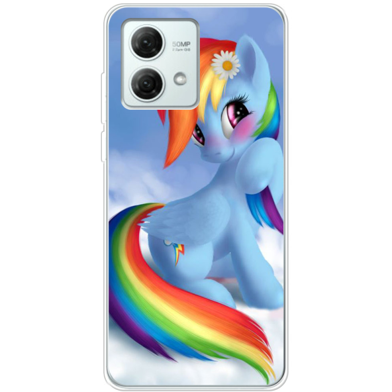 Чехол BoxFace Motorola G84 My Little Pony Rainbow Dash