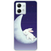 Чехол BoxFace Motorola G84 Moon Bunny