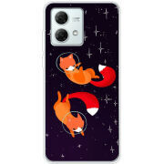 Чехол BoxFace Motorola G84 Fox-Astronauts