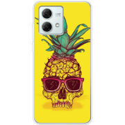 Чехол BoxFace Motorola G84 Pineapple Skull