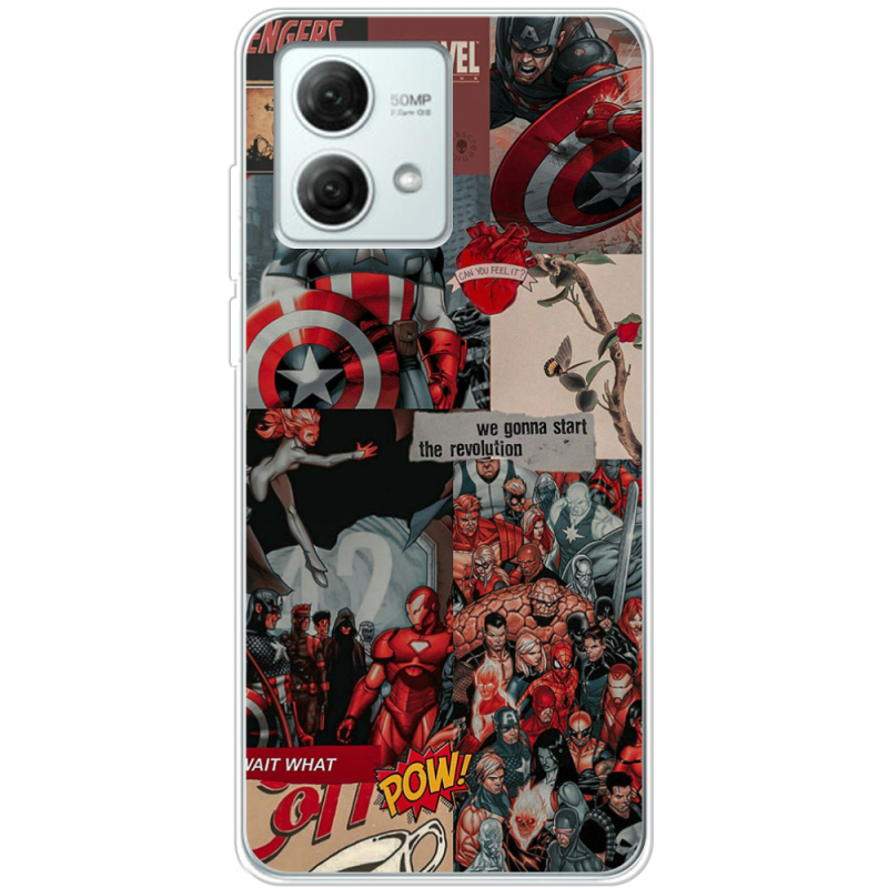 Чехол BoxFace Motorola G84 Marvel Avengers