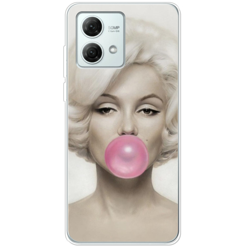 Чехол BoxFace Motorola G84 Marilyn Monroe Bubble Gum