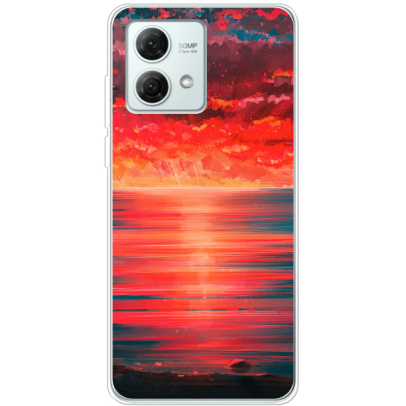 Чехол BoxFace Motorola G84 Seaside b