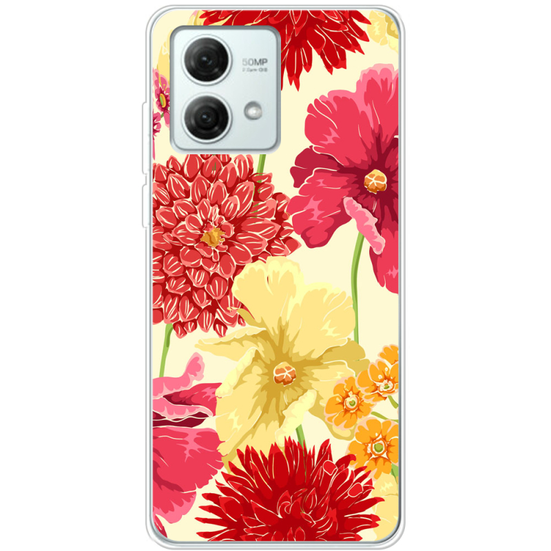 Чехол BoxFace Motorola G84 Flower Bed