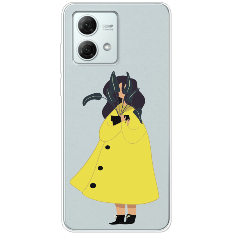 Прозрачный чехол BoxFace Motorola G84 Just a Girl