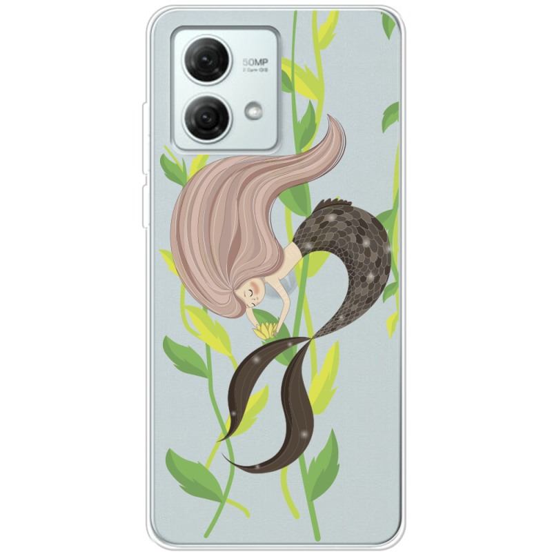 Прозрачный чехол BoxFace Motorola G84 Cute Mermaid