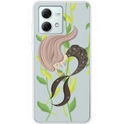 Прозрачный чехол BoxFace Motorola G84 Cute Mermaid