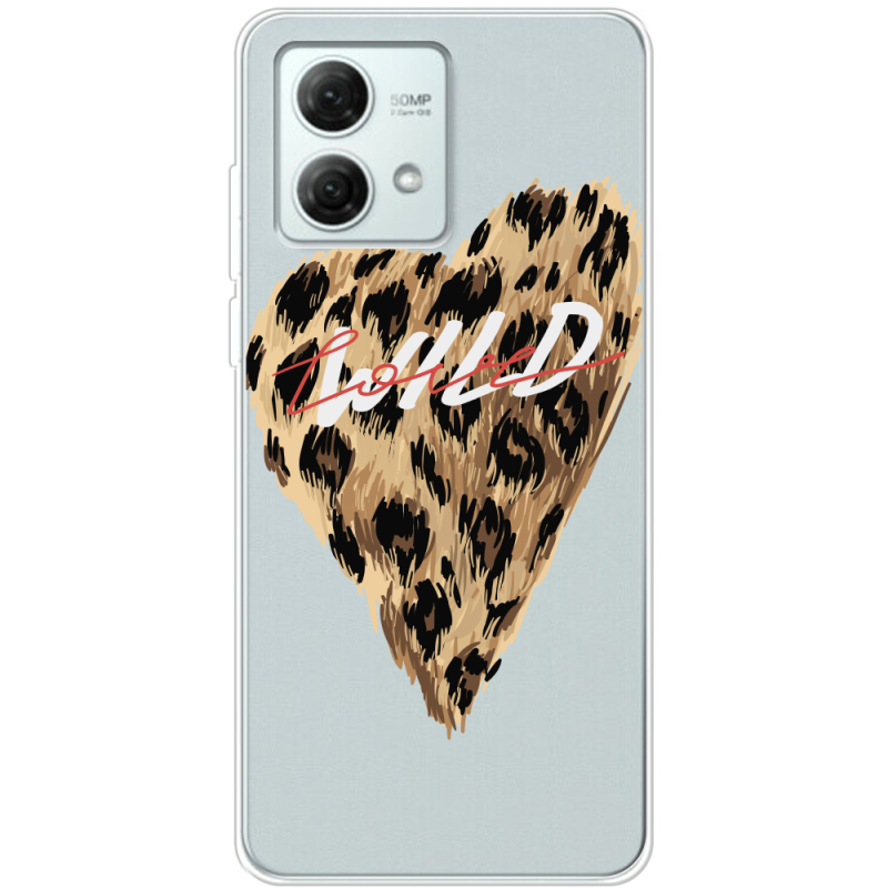 Прозрачный чехол BoxFace Motorola G84 Wild Love