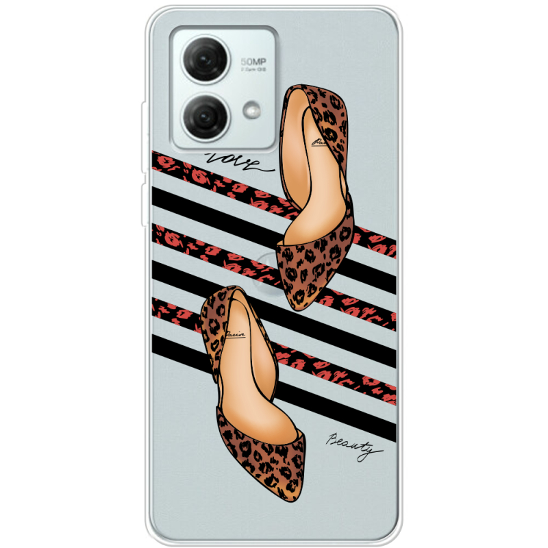 Прозрачный чехол BoxFace Motorola G84 Love Beauty