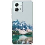 Прозрачный чехол BoxFace Motorola G84 Blue Mountain