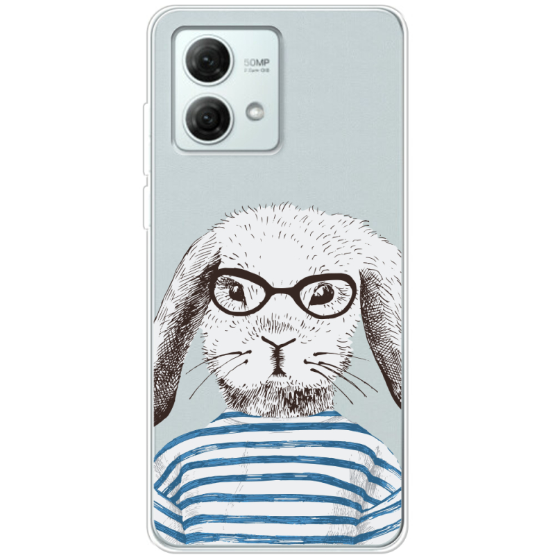 Прозрачный чехол BoxFace Motorola G84 MR. Rabbit