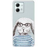 Прозрачный чехол BoxFace Motorola G84 MR. Rabbit