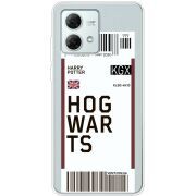 Прозрачный чехол BoxFace Motorola G84 Ticket Hogwarts