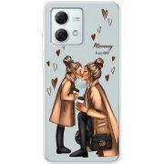 Прозрачный чехол BoxFace Motorola G84 Mommy Is My BFF