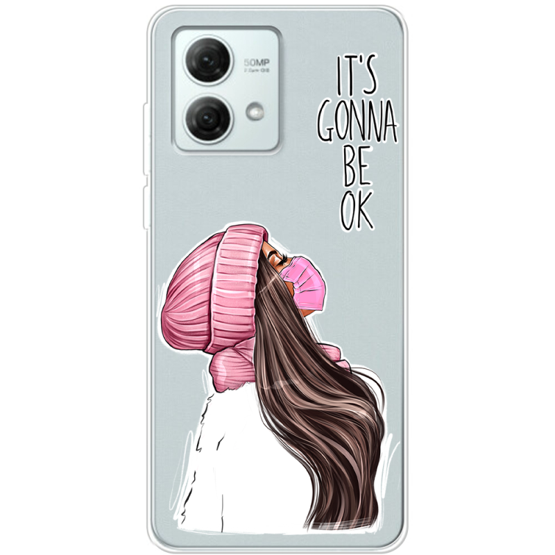 Прозрачный чехол BoxFace Motorola G84 It's Gonna Be OK