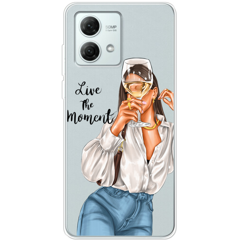 Прозрачный чехол BoxFace Motorola G84 Live The Moment