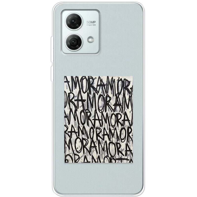 Прозрачный чехол BoxFace Motorola G84 Amor Amor