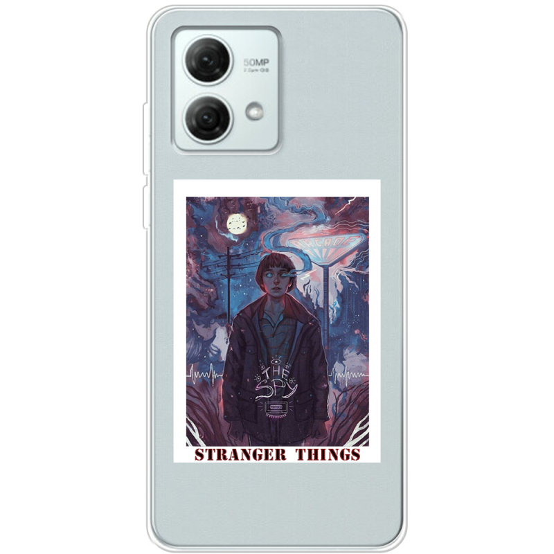 Прозрачный чехол BoxFace Motorola G84 Stranger Things