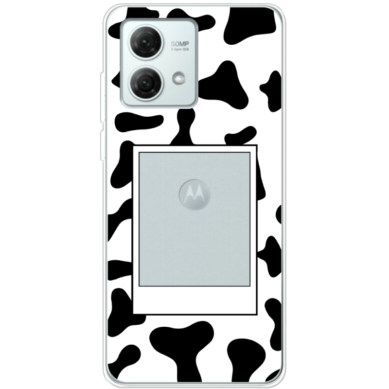 Прозрачный чехол BoxFace Motorola G84 Cow