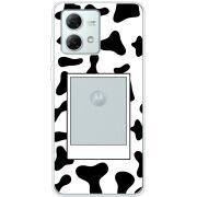 Прозрачный чехол BoxFace Motorola G84 Cow