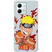 Прозрачный чехол BoxFace Motorola G84 Naruto