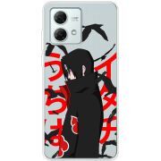 Прозрачный чехол BoxFace Motorola G84 Учиха Итачи