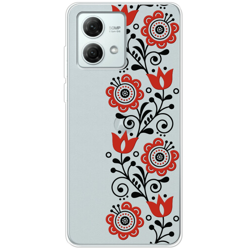 Прозрачный чехол BoxFace Motorola G84 Ethno Ornament