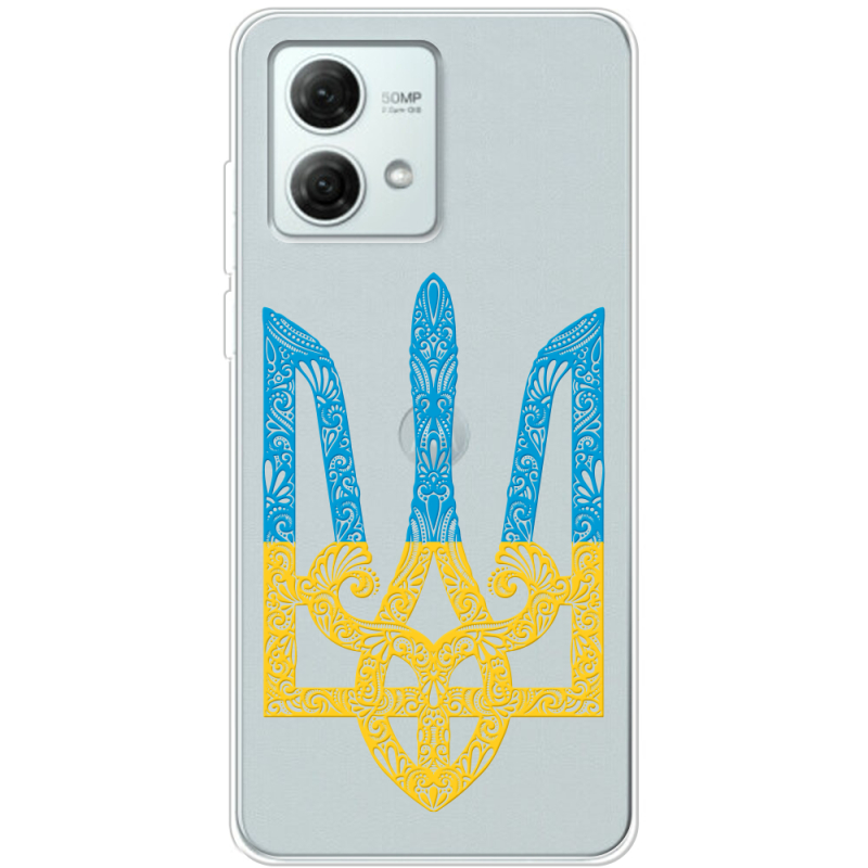 Прозрачный чехол BoxFace Motorola G84 Gold Trident