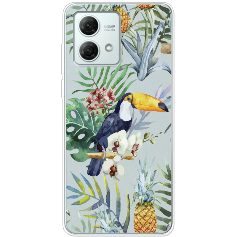 Прозрачный чехол BoxFace Motorola G84 Tucan