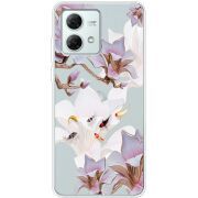 Прозрачный чехол BoxFace Motorola G84 Chinese Magnolia