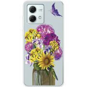 Прозрачный чехол BoxFace Motorola G84 My Bouquet