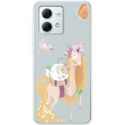 Прозрачный чехол BoxFace Motorola G84 Uni Blonde