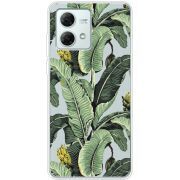 Прозрачный чехол BoxFace Motorola G84 Banana Leaves