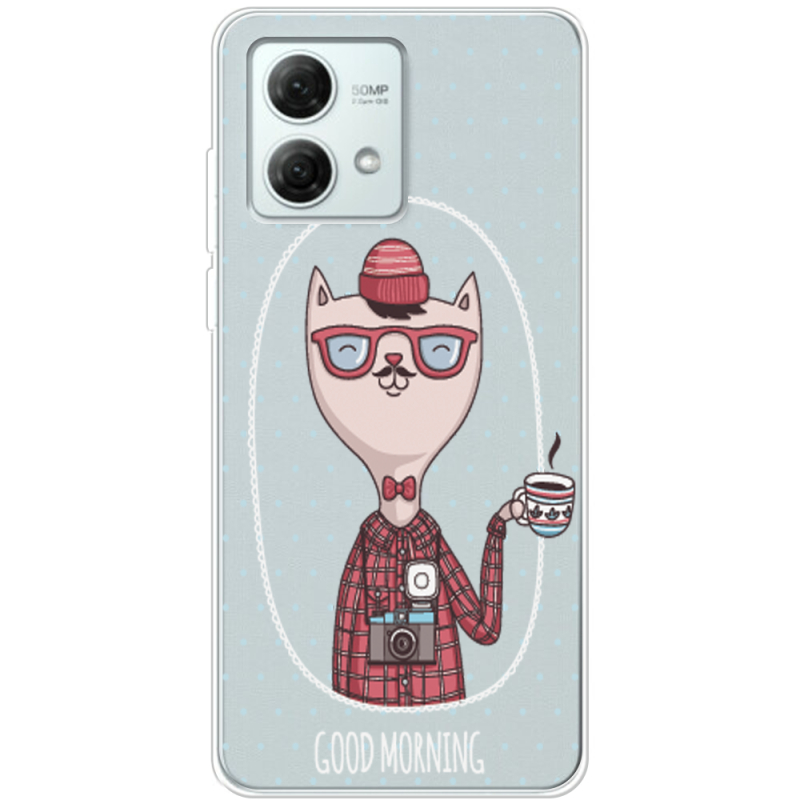 Прозрачный чехол BoxFace Motorola G84 Good Morning