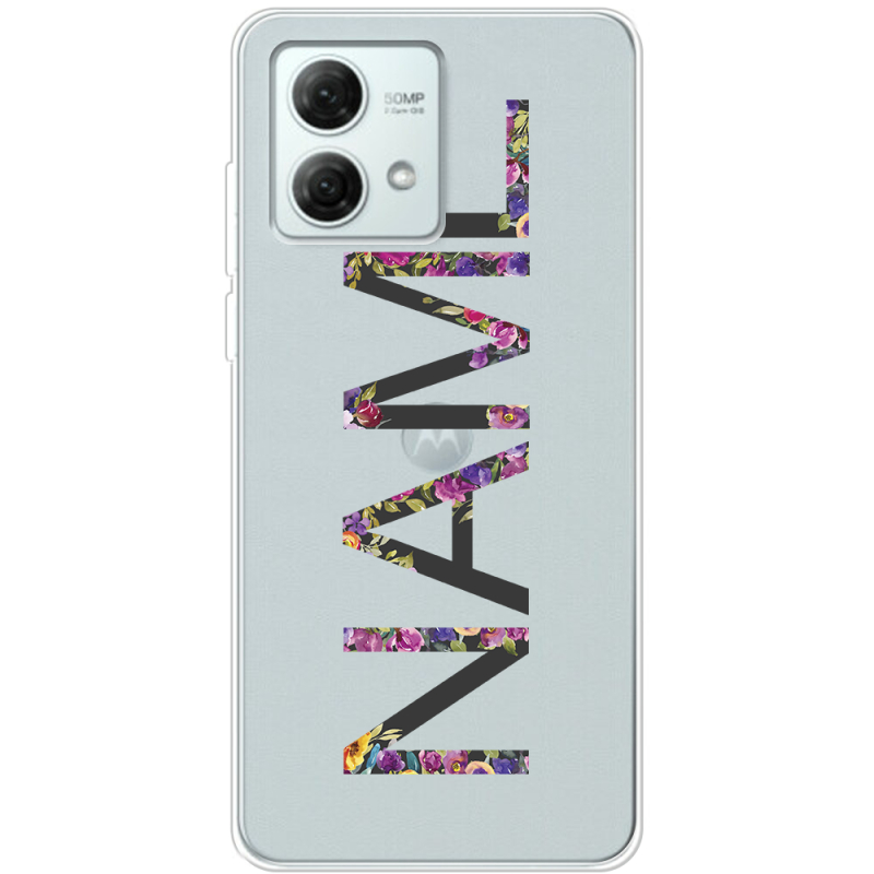 Прозрачный чехол BoxFace Motorola G84 Именной