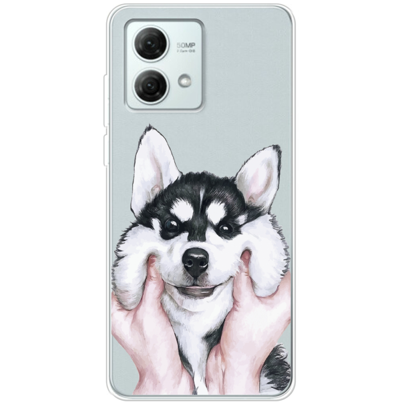 Прозрачный чехол BoxFace Motorola G84 Husky