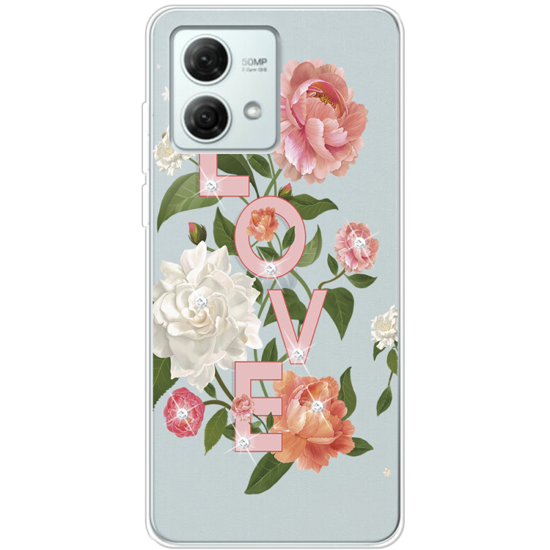 Прозрачный чехол BoxFace Motorola G84 Love