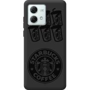 Черный чехол BoxFace Motorola G84 Black Coffee