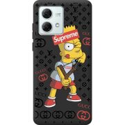 Черный чехол BoxFace Motorola G84 Yellow Fun