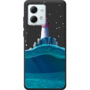 Черный чехол BoxFace Motorola G84 Lighthouse