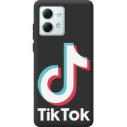 Черный чехол BoxFace Motorola G84 Tik Tok